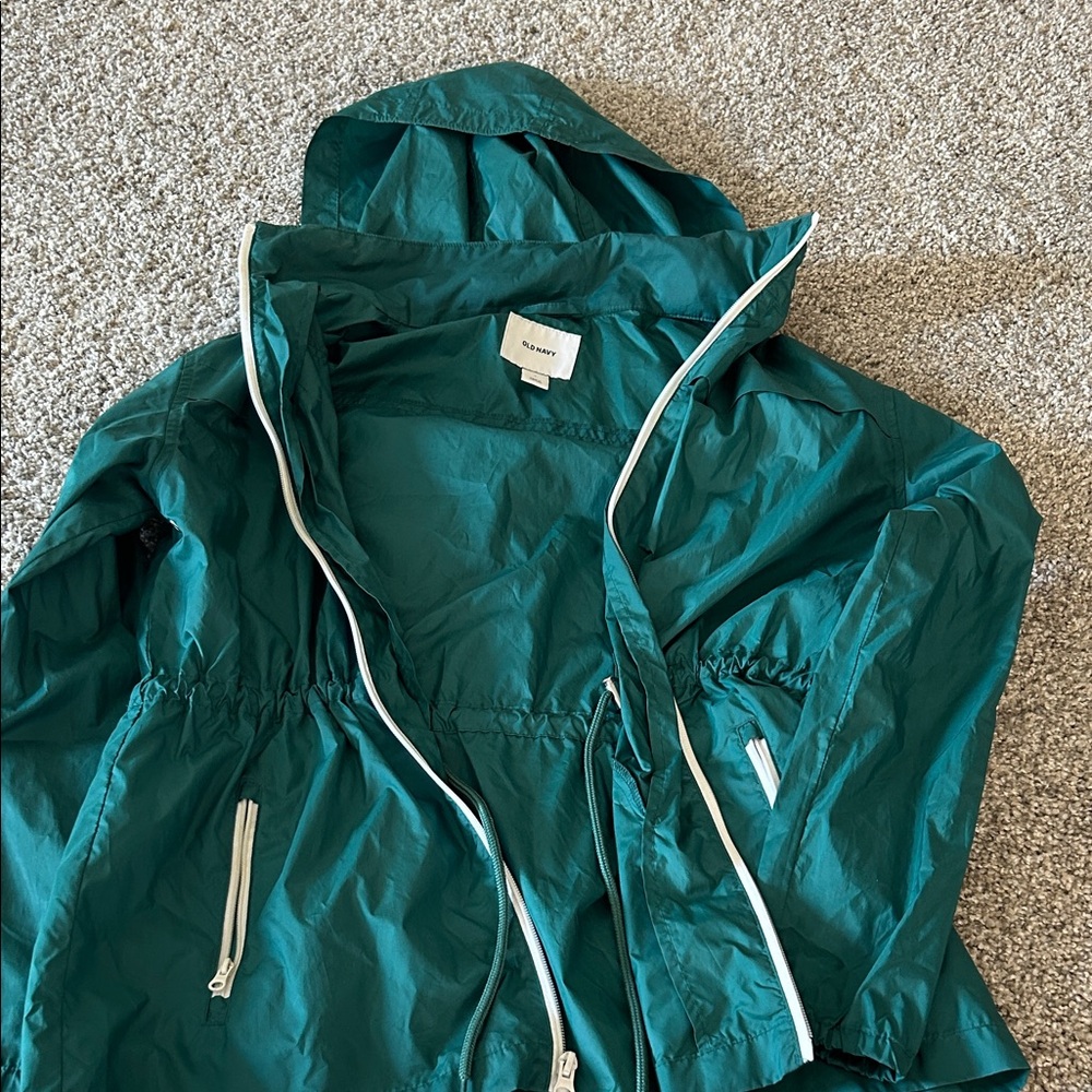 Old Navy Teal Hooded Jacket